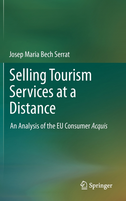 SELLING TOURISM SERVICES AT A DISTANCE