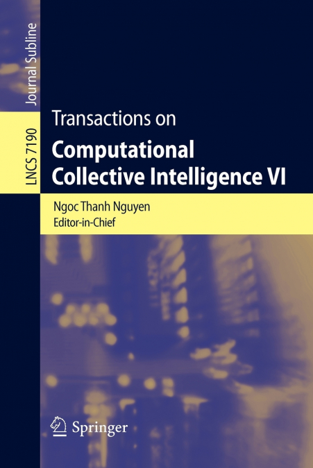 TRANSACTIONS OF COMPUTATIONAL COLLECTIVE INTELLIGENCE IV