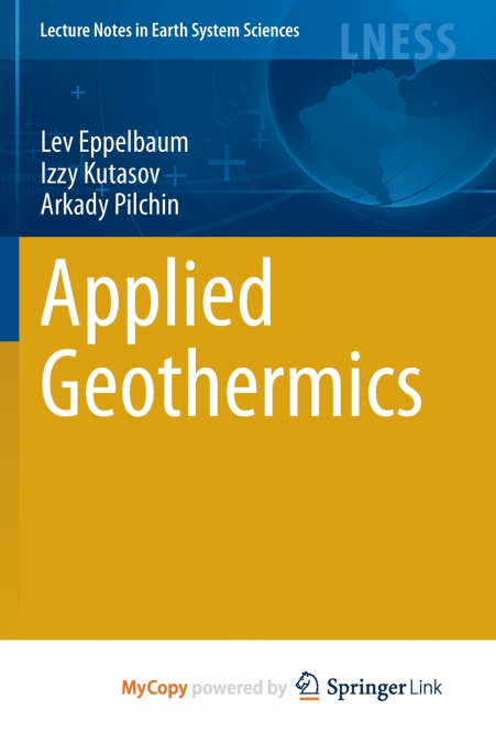 APPLIED GEOTHERMICS