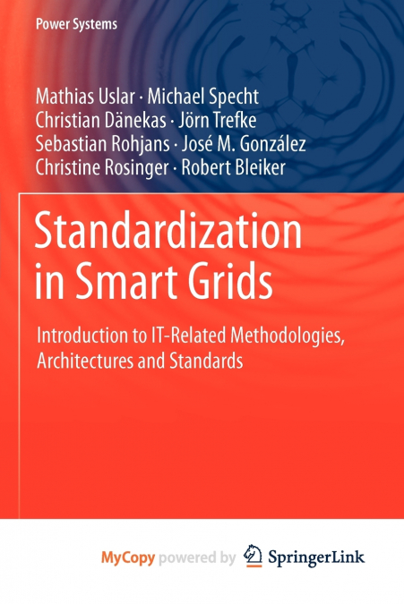 STANDARDIZATION IN SMART GRIDS