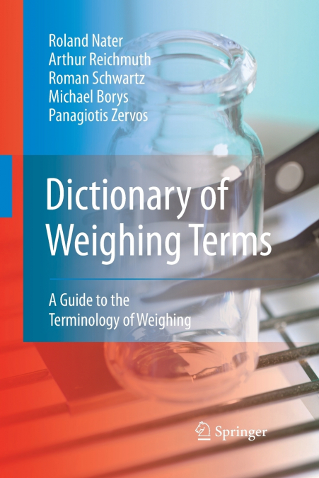 DICTIONARY OF WEIGHING TERMS