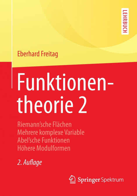 FUNKTIONENTHEORIE 2