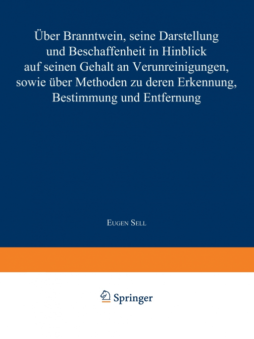UBER BRANNTWEIN, SEINE DARSTELLUNG UND BESCHAFFENHEIT IN HIN