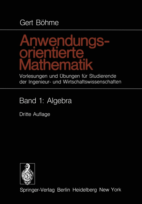 ANWENDUNGSORIENTIERTE MATHEMATIK