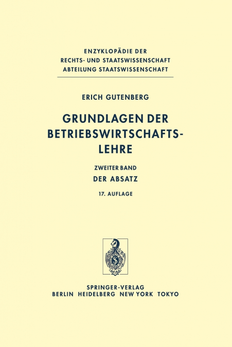 GRUNDLAGEN DER BETRIEBSWIRTSCHAFTSLEHRE