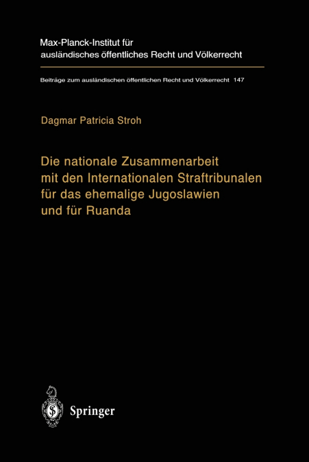 DIE NATIONALE ZUSAMMENARBEIT MIT DEN INTERNATIONALEN STRAFTR