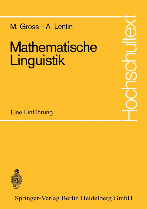 MATHEMATISCHE LINGUISTIK