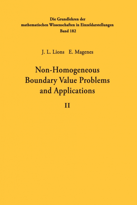 NON-HOMOGENEOUS BOUNDARY VALUE PROBLEMS AND APPLICATIONS