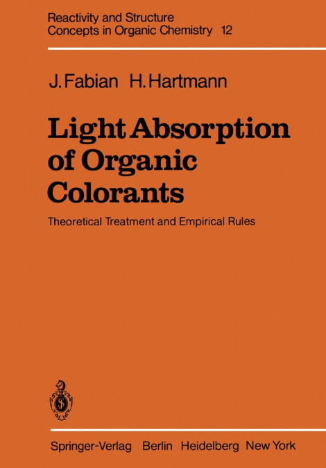 LIGHT ABSORPTION OF ORGANIC COLORANTS
