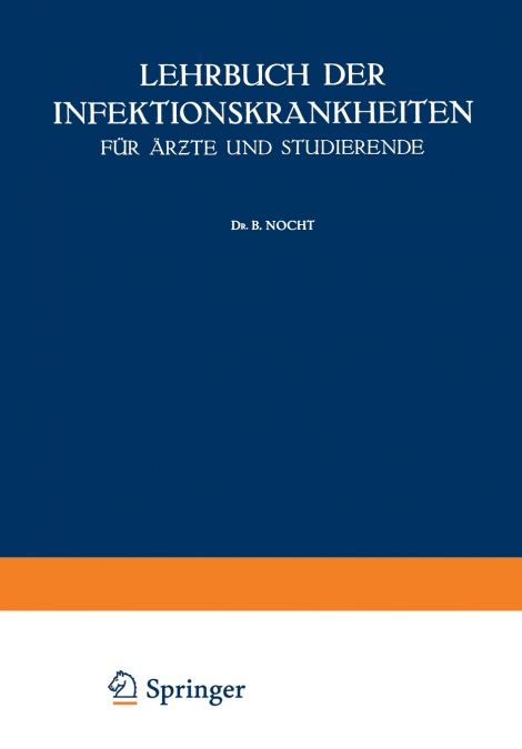 LEHRBUCH DER INFEKTIONSKRANKHEITEN FUR ?RZTE UND STUDIERENDE