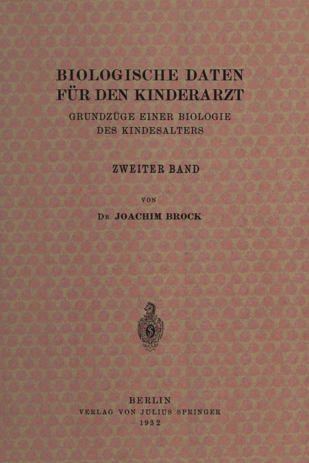 BIOLOGISCHE DATEN FUR DEN KINDERAR T