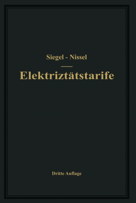 DIE ELEKTRIZITATSTARIFE