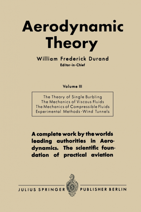 AERODYNAMIC THEORY