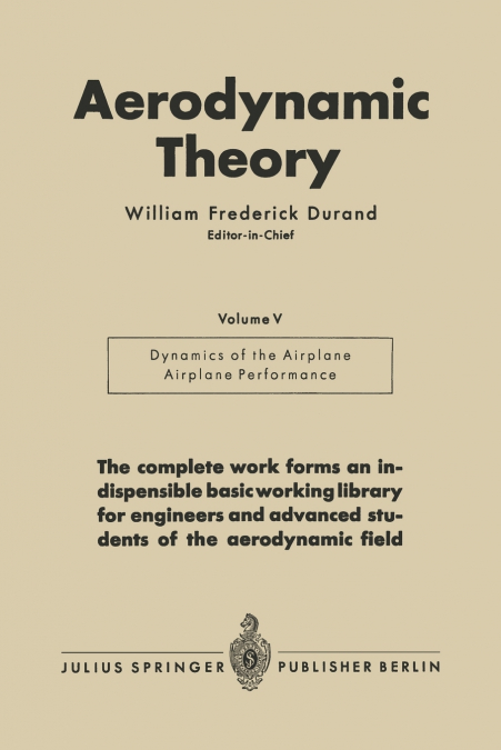 AERODYNAMIC THEORY