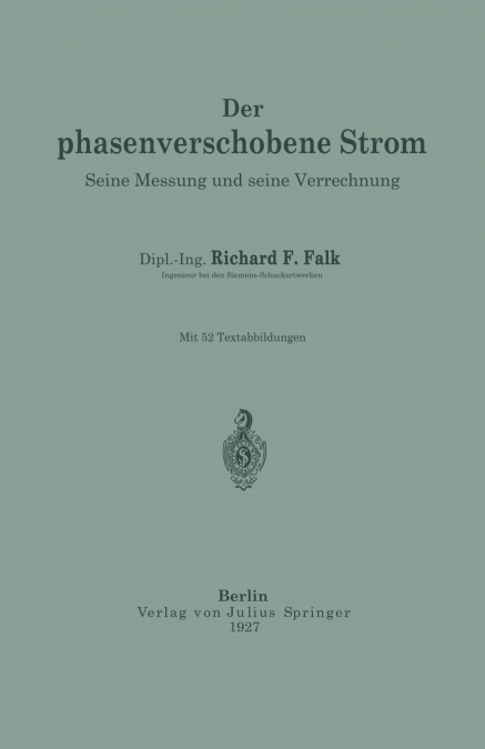 DER PHASENVERSCHOBENE STROM
