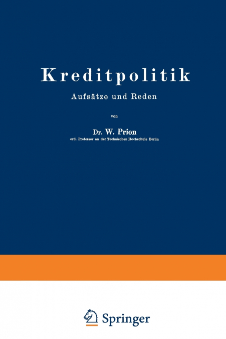 KREDITPOLITIK