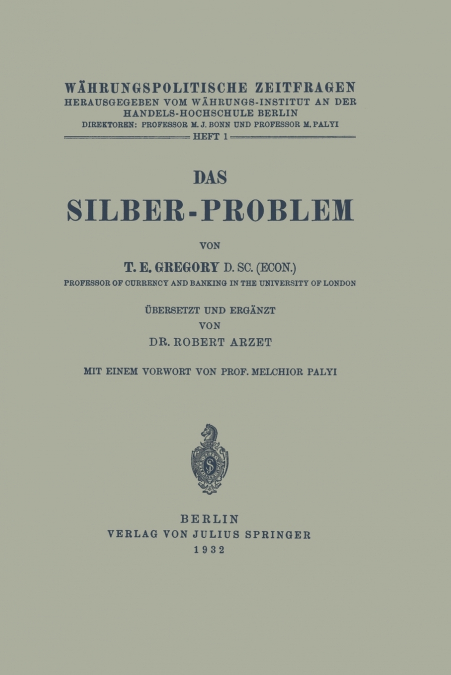 DAS SILBER-PROBLEM