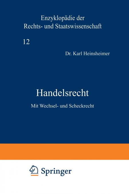 HANDELSRECHT