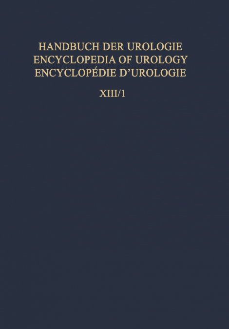 OPERATIVE UROLOGIE I / OPERATIVE UROLOGY I