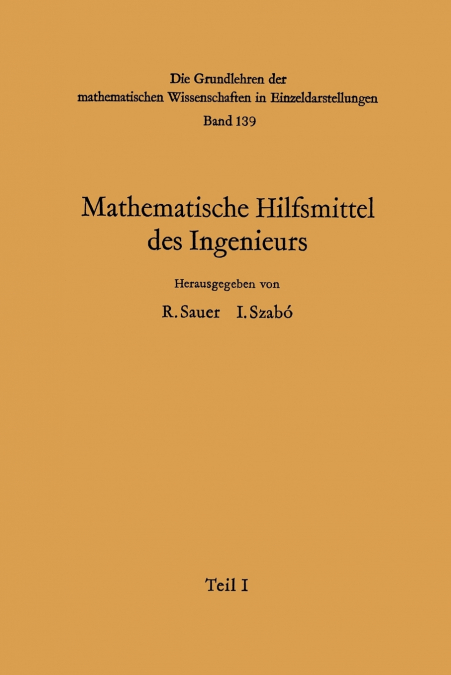MATHEMATISCHE HILFSMITTEL DES INGENIEURS