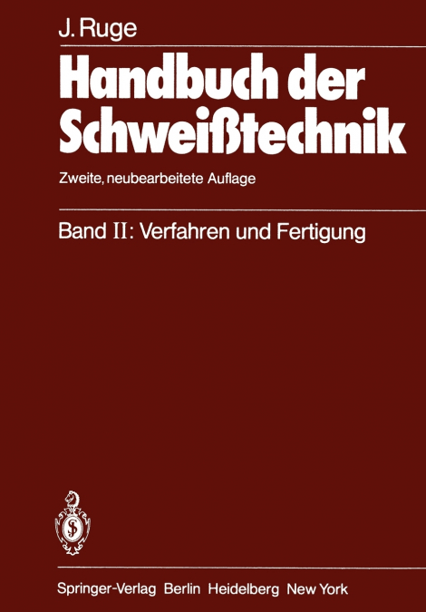 HANDBUCH DER SCHWEI�TECHNIK