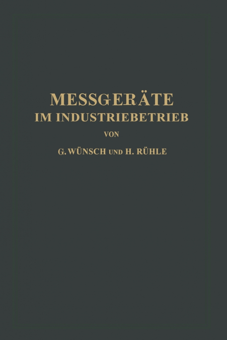 MESSGERATE IM INDUSTRIEBETRIEB