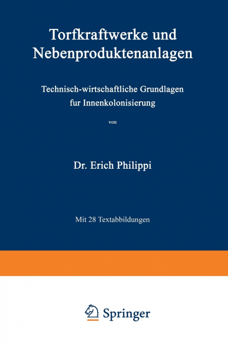 TORFKRAFTWERKE UND NEBENPRODUKTENANLAGEN