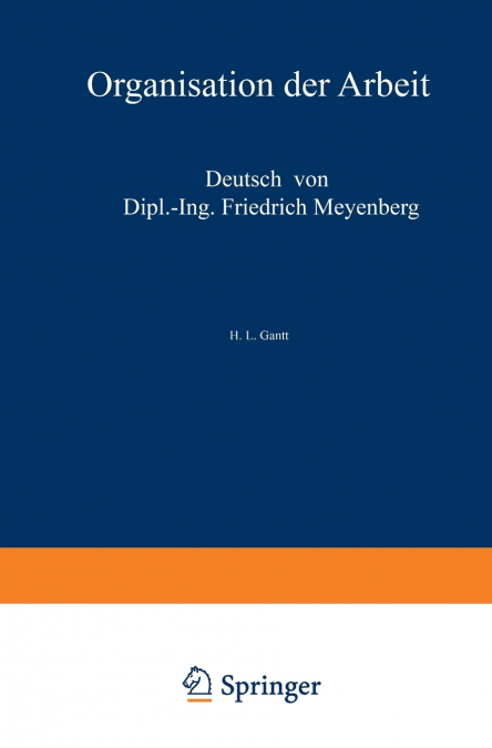 ORGANISATION DER ARBEIT