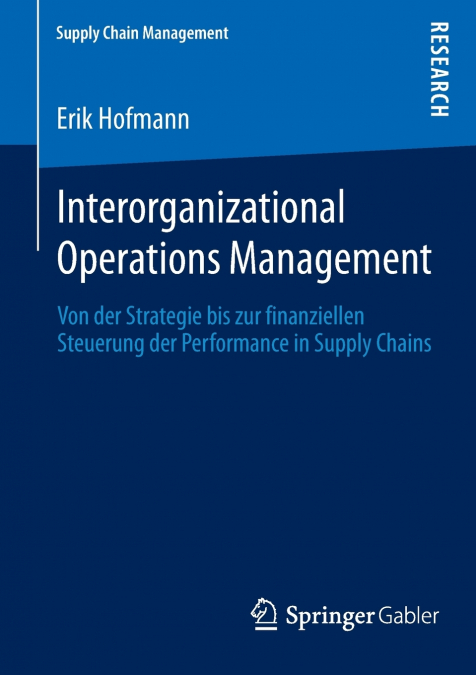 INTERORGANIZATIONAL OPERATIONS MANAGEMENT