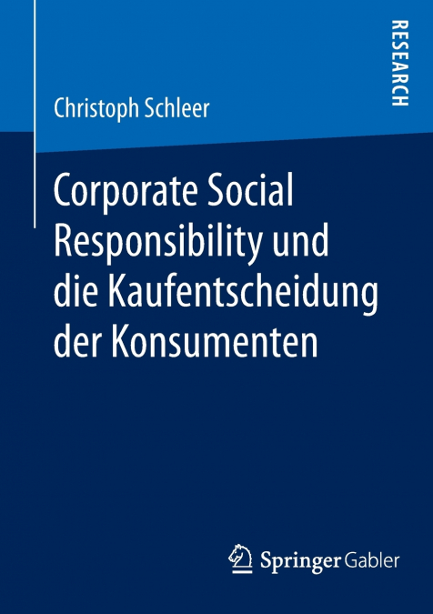 CORPORATE SOCIAL RESPONSIBILITY UND DIE KAUFENTSCHEIDUNG DER