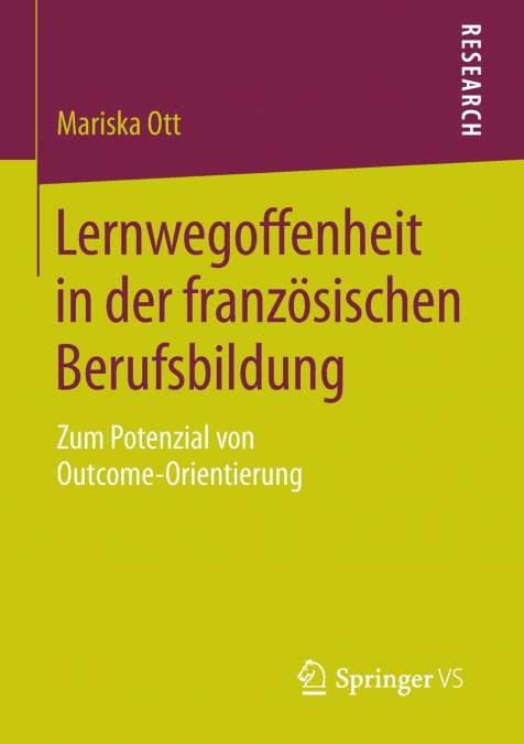 LERNWEGOFFENHEIT IN DER FRANZOSISCHEN BERUFSBILDUNG