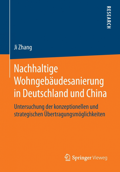 NACHHALTIGE WOHNGEBAUDESANIERUNG IN DEUTSCHLAND UND CHINA