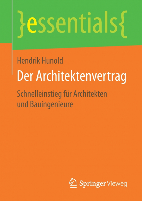 DER ARCHITEKTENVERTRAG