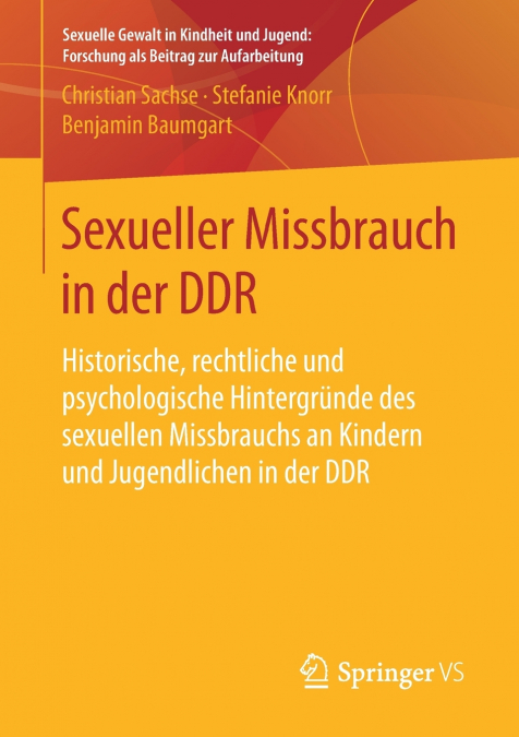SEXUELLER MISSBRAUCH IN DER DDR