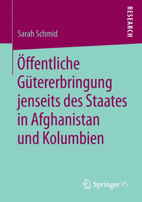 (TM)FFENTLICHE GUTERERBRINGUNG JENSEITS DES STAATES IN AFGHANIS