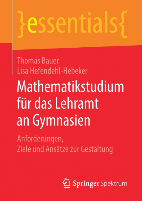 MATHEMATIKSTUDIUM FUR DAS LEHRAMT AN GYMNASIEN