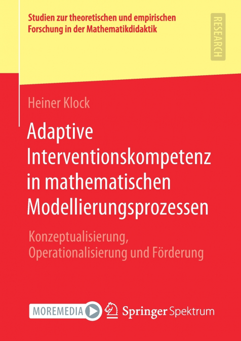 ADAPTIVE INTERVENTIONSKOMPETENZ IN MATHEMATISCHEN MODELLIERU