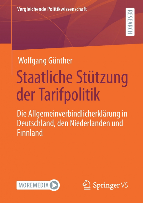 STAATLICHE STUTZUNG DER TARIFPOLITIK