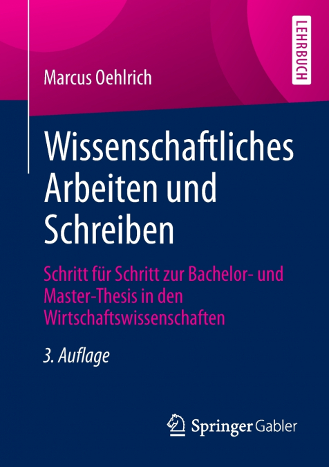 WISSENSCHAFTLICHES ARBEITEN UND SCHREIBEN