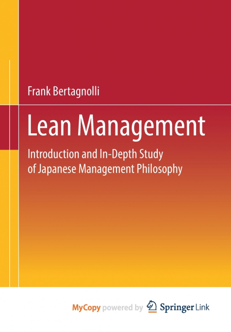 LEAN MANAGEMENT