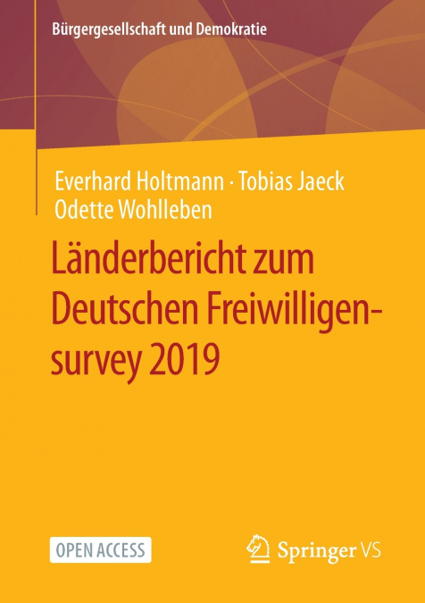 LANDERBERICHT ZUM DEUTSCHEN FREIWILLIGENSURVEY 2019