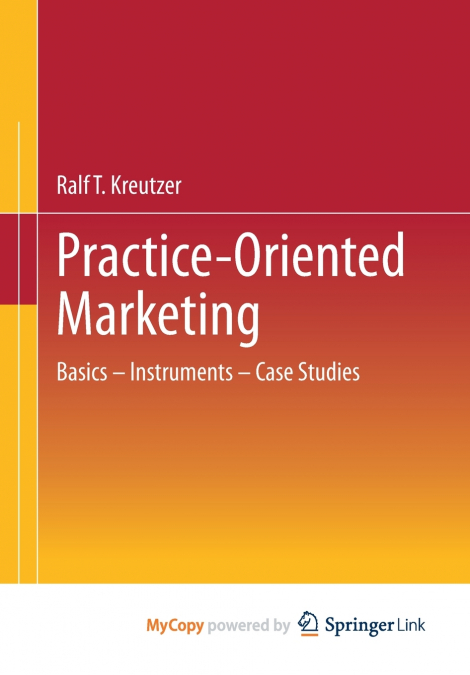 PRACTICE-ORIENTED MARKETING