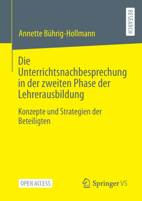 DIE UNTERRICHTSNACHBESPRECHUNG IN DER ZWEITEN PHASE DER LEHR