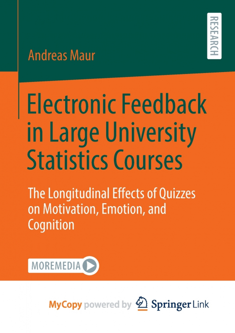 ELECTRONIC FEEDBACK IN LARGE UNIVERSITY STATISTICS COURSES