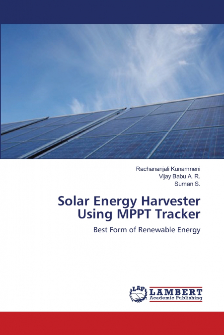 SOLAR ENERGY HARVESTER USING MPPT TRACKER