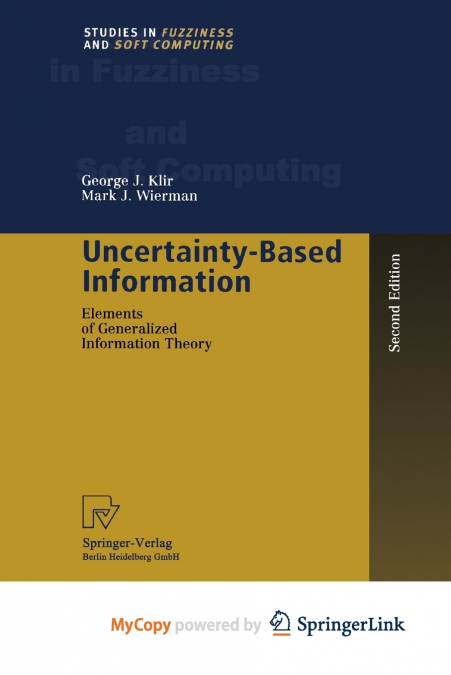 UNCERTAINTY-BASED INFORMATION