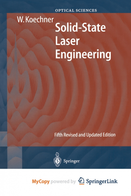 SOLID-STATE LASER ENGINEERING