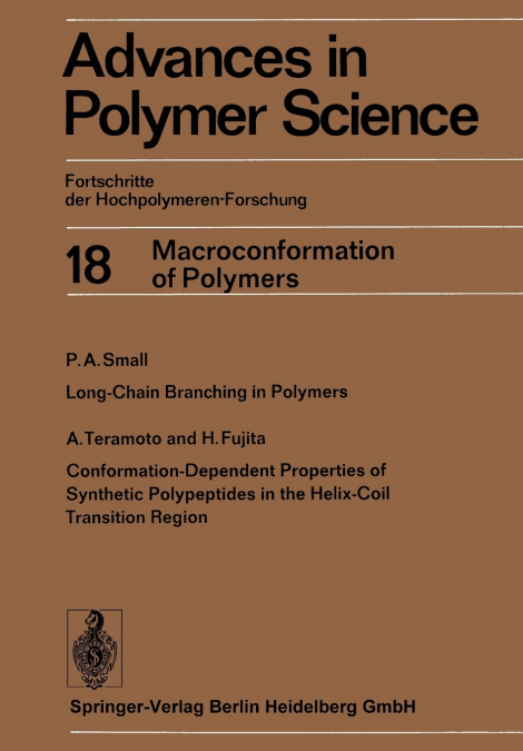 ADVANCES IN POLYMER SCIENCE
