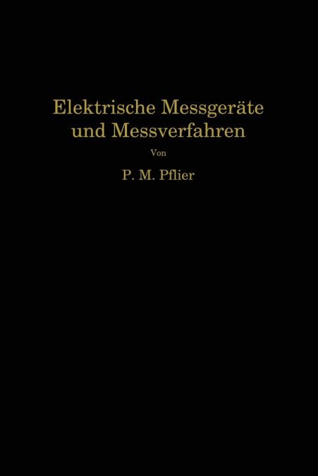 ELEKTRISCHE MEGERATE UND MEVERFAHREN