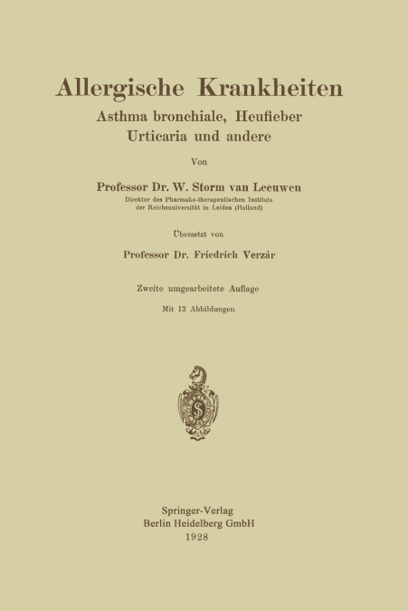 ALLERGISCHE KRANKHEITEN